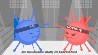 COVID-19 VS FLU show down