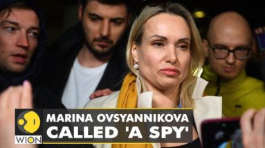 Marina Ovsyannikova called 'A Spy' by Russia after she staged a protest on live news | English News