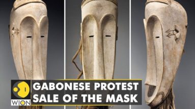 Rare wooden Fang mask fetches $4.6 million in an auction, Gabonese protest the sale of the mask