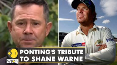 Former Australian cricketer Ricky Ponting pays tribute to Shane Warne | World English News | WION