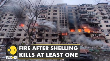 Russia-Ukraine Conflict: Fire after shelling kills at least one in Kyiv | International World News