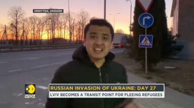 Russian-Ukraine crisis: Lviv becomes a transit point for fleeing refugees | World News | WION