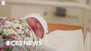 Newborn baby girl in Ukraine offers hope amid horrors of war