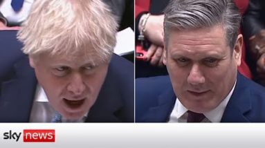 PMQs: Johnson and Starmer clash over Partygate