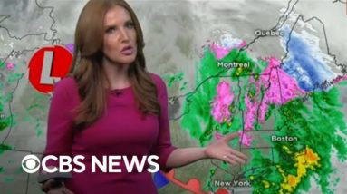 Severe storms head toward East Coast