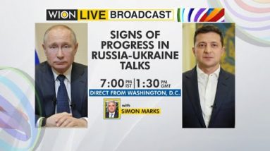 WION Live Broadcast | Russia to 'drastically reduce' assault around Kyiv | From Washington, DC