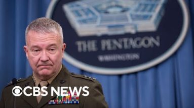 U.S. Central Command outgoing chief holds briefing | full video