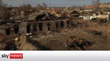 Ukraine War: Drone footage shows tanks and artillery destroyed