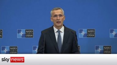 Watch live: NATO's Jens Stoltenberg leads news conference on Ukraine