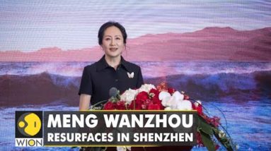 Huawei's Meng Wanzhou resurfaces in Shenzhen & delivered the company's annual results | WION