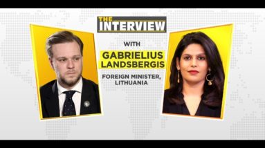 The Interview: Palki Sharma Upadhyay speaks to Lithuanian foreign minister Gabrielius Landsbergis