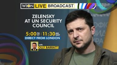 WION Live Broadcast | Zelensky to address UNSC days after Bucha killings | Direct from London