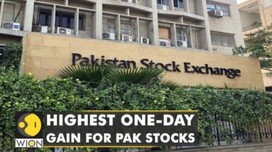 Largest-ever single-day gain for Pak stocks on Monday | Pakistan Stock Exchange | Latest World News