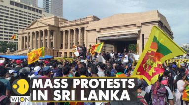 Mass protests in Sri Lanka amid the ongoing economic crisis | President refuses to resign | WION