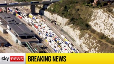 BREAKING: Miles of traffic queues to Dover ferry port