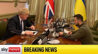 BREAKING NEWS: Boris Johnson meets Zelenskyy in Kyiv