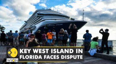 Key West Island in Florida faces dispute over cruise ships, residents say cruises affect environment