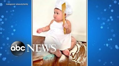 'Chunky' baby turns heads