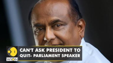 Sri Lanka economic crisis: "Can't ask President to quit" says Parliament Speaker | WION