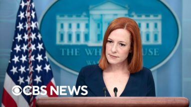 Watch Live: Jen Psaki speaks amid questions on Ukraine aid, student loan debt and more | CBS News