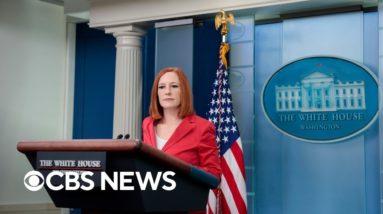 Watch Live: Jen Psaki, White House COVID response coordinator hold briefing | CBS News