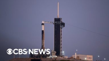 Watch Live: SpaceX launches 4 civilians on first all-commercial flight to ISS | CBS News