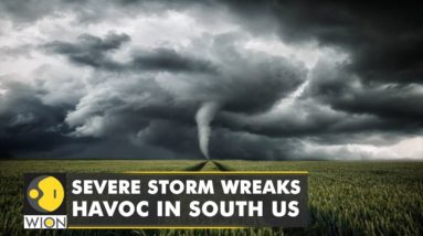 Severe storm wreaks havoc in South US & destroys government building and houses | English News