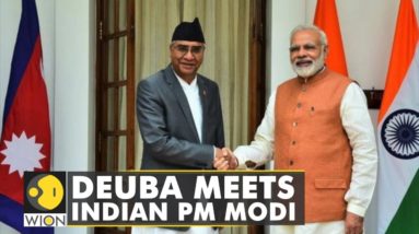 Nepal PM Deuba meets Indian PM Modi at Hyderabad House in New Delhi | World English News | WION