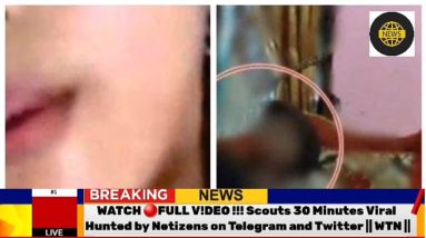 Viral V!DEO 30-minute video link showing a figure in a scout uniform until being hunted by netizens.