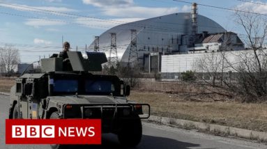 Inside Ukraine's Chernobyl site after Russian occupation - BBC News