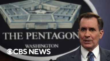 Watch Live: Pentagon holds briefing as Russia targets eastern Ukraine | CBS News