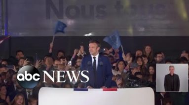 Macron beats Le Pen in French presidential election