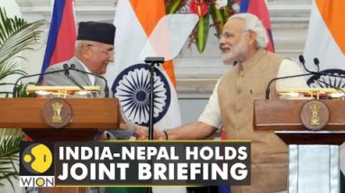 Nepal PM Deuba holds a joint briefing with Indian PM Modi at Hyderabad House in New Delhi | WION