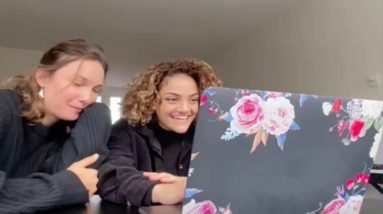 Olympic gymnast Laurie Hernandez reads college acceptance