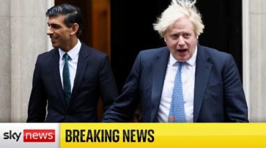 BREAKING: Boris Johnson & Rishi Sunak fined over lockdown-breaking parties