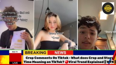 Crop Comments On Tiktok - What does Crop and Story Time Meaning on TikTok?🔴 Viral Trend Explained