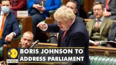 Boris Johnson to make first address in Parliament after being penalized | Partygate scandal | WION