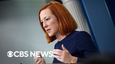 Watch Live: Jen Psaki speaks ahead of historic Supreme Court confirmation vote | CBS News