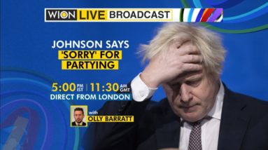 WION Live Broadcast | Partygate: Boris Johnson fined, says 'sorry' & moves on | Direct from London