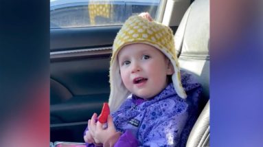 Toddler praises teachers in viral video