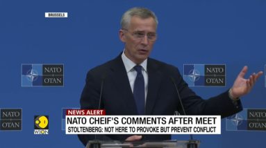 NATO chief's comments after meet, says not here to provoke but prevent conflict | World News