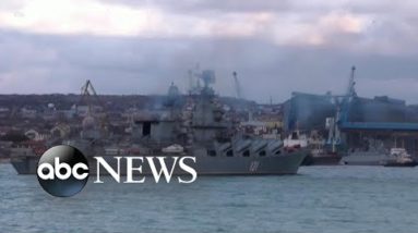 Ukrainian forces claim to have crippled Russian war ship, Moskva