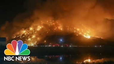 Watch: Fire Shrouds Huge New Delhi Landfill In Smoke