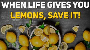 When life gives you lemons, you are officially rich!