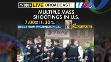 WION Live Broadcast | U.S: Deadly weekend with at least 3 mass shootings, 13 deaths