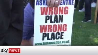 Migrant crisis: 'Wrong plan, wrong place' - Linton-on-Ouse residents protest asylum centre