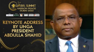 WION Global Summit 2022: Watch Keynote address by the President of the UNGA Abdulla Shahid