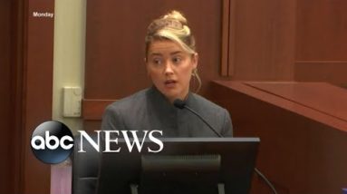 Amber Heard denies retouching photos in cross-examination | ABC News