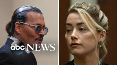 Amber Heard wraps up emotional testimony in defamation case l GMA