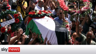 Clashes in Jerusalem at burial of Al Jazeera journalist Shireen Abu Aqla